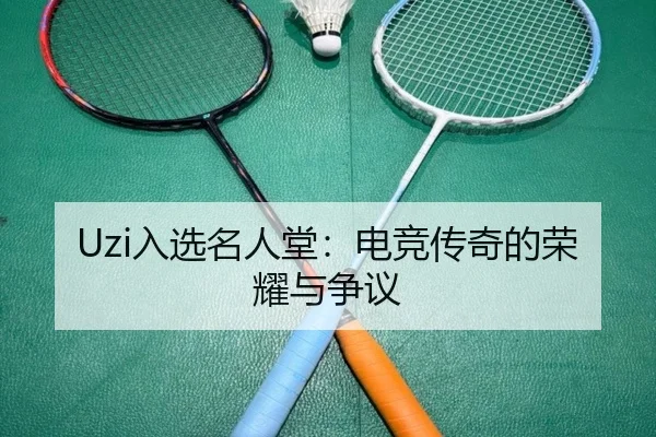 Uzi入选名人堂：电竞传奇的荣耀与争议